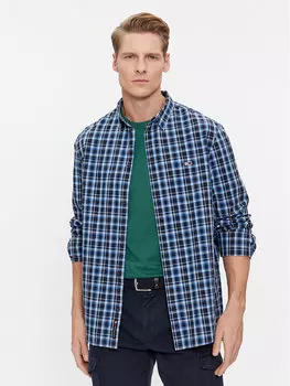 Рубашка стандартного кроя Tommy Jeans, синий