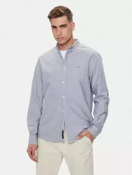 Рубашка стандартного кроя Tommy Jeans, синий