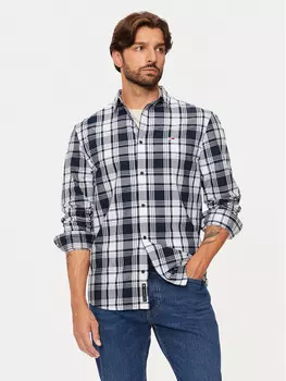 Рубашка стандартного кроя Tommy Jeans, синий