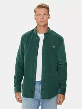 Рубашка стандартного кроя Tommy Jeans, зеленый
