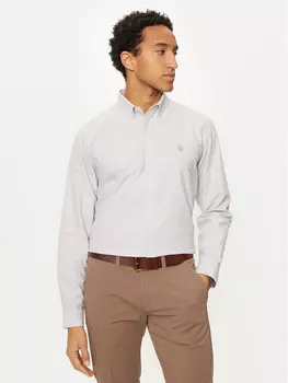 Рубашка стандартного кроя U.S. Polo Assn., серый