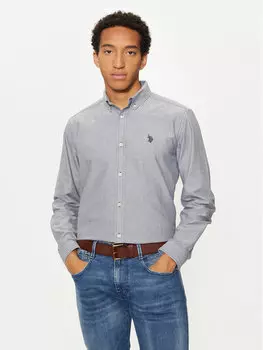 Рубашка стандартного кроя U.S. Polo Assn., синий