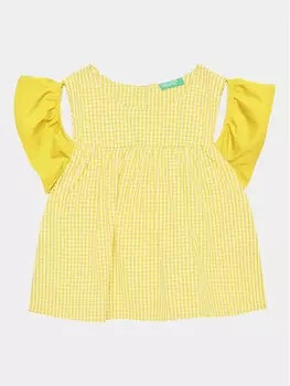 Рубашка стандартного кроя United Colors Of Benetton, желтый