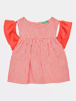 Рубашка стандартного кроя United Colors Of Benetton, красный