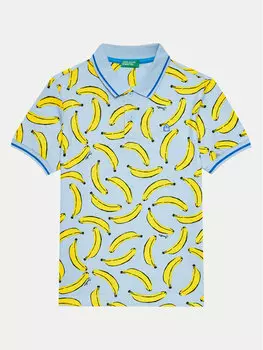 Рубашка стандартного кроя United Colors Of Benetton, синий