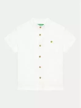 Рубашка стандартного кроя United Colors Of Benetton, белый