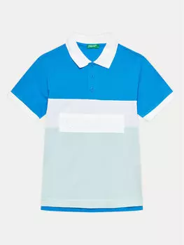 Рубашка стандартного кроя United Colors Of Benetton, синий