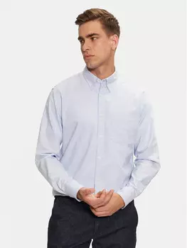 Рубашка стандартного кроя United Colors Of Benetton, голубой