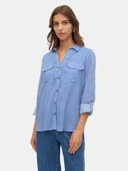 Рубашка стандартного кроя Vero Moda, синий
