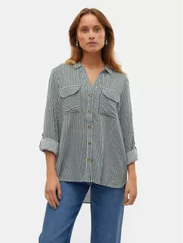 Рубашка стандартного кроя Vero Moda, зеленый