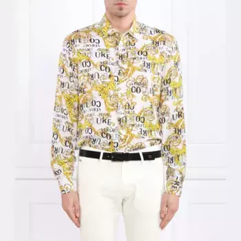 Рубашка стандартного кроя Versace, белый
