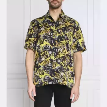 Рубашка стандартного кроя Versace, черный