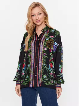 Рубашка стандартного кроя Versace Jeans Couture, черный