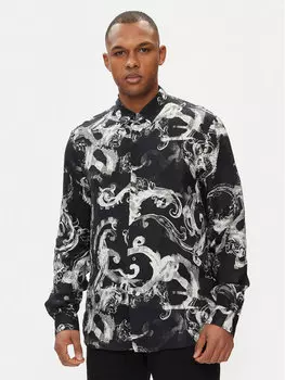 Рубашка стандартного кроя Versace Jeans Couture, черный