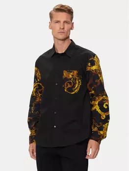 Рубашка стандартного кроя Versace Jeans Couture, черный