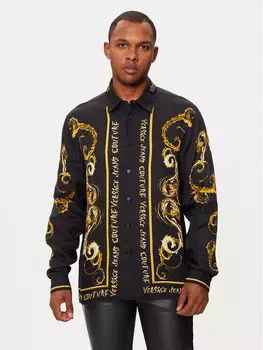 Рубашка стандартного кроя Versace Jeans Couture, черный