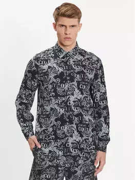 Рубашка стандартного кроя Versace Jeans Couture, серый
