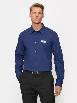Рубашка стандартного кроя Versace Jeans Couture, синий