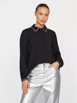 Рубашка стандартного кроя Vila, черный