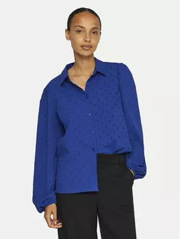 Рубашка стандартного кроя Vila, синий