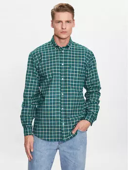 Рубашка стандартного кроя Woodbird, зеленый