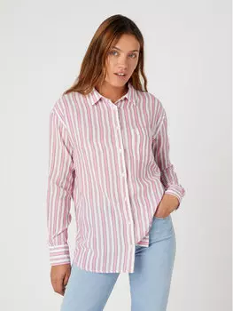 Рубашка стандартного кроя Wrangler, розовый