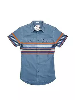 Рубашка стандартного кроя Wrangler, синий