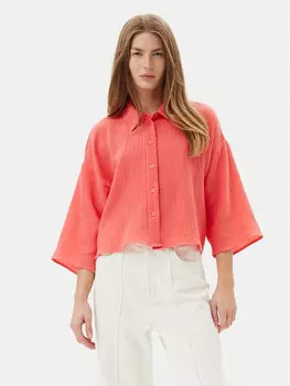 Рубашка стандартного покроя Natali 10279685 Vero Moda, розовый