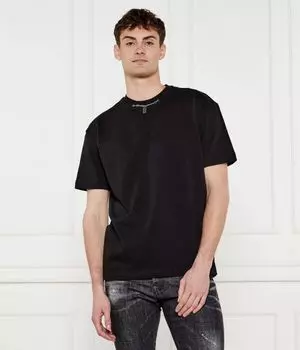 Рубашка старика Oversize fit John Richmond, черный