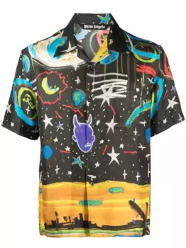 Рубашка Starry Night PALM ANGELS, черный