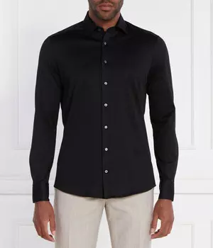 Рубашка Stenstrms Slim Fit, черный