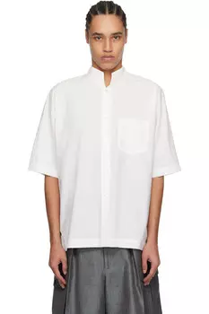 Рубашка Streamline Homme Pliss Issey Miyake, белый