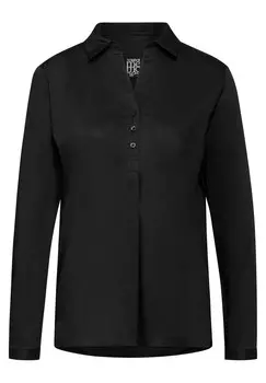 Рубашка STREET ONE Blouse, черный