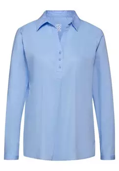 Рубашка STREET ONE Blouse, синий