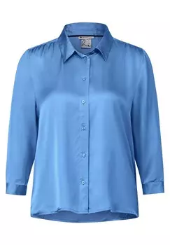 Рубашка STREET ONE Blouse, светло-синий