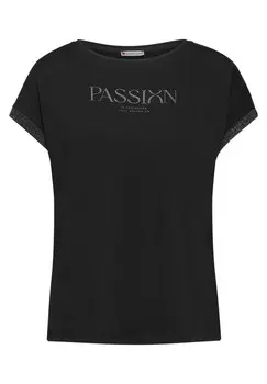 Рубашка STREET ONE, цвет Anthracite/Smoke grey