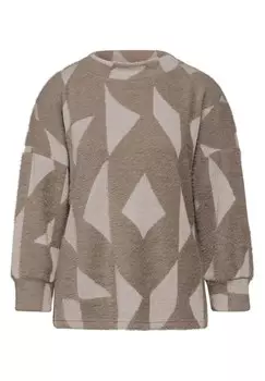 Рубашка STREET ONE, цвет Brown/Grey