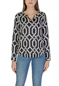 Рубашка Street One из вискозы, черный