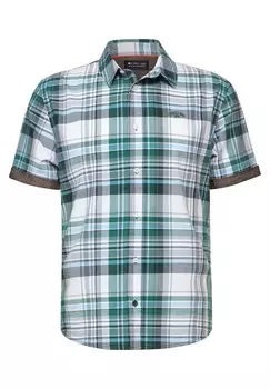 Рубашка Street One MEN Regular fit Button Up, цвет Emerald