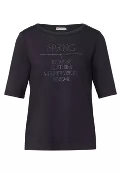 Рубашка STREET ONE, ночной синий