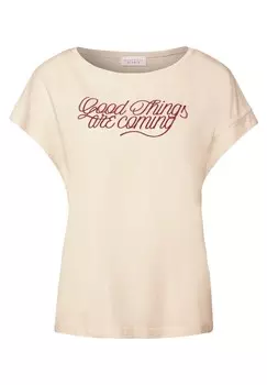 Рубашка Street One Studio, бежевый