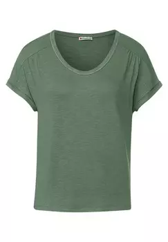 Рубашка STREET ONE, темно-зеленый