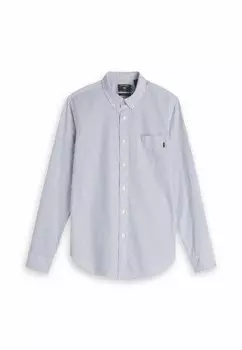 Рубашка Stretch DOCKERS, плато синего плавника синего цвета