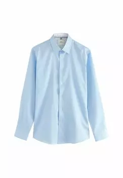 Рубашка STRIPE EASY CARE TEXTURED Next, синий