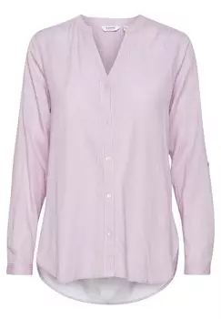 Рубашка STRIPE SHIRT b.young, микс лилового тумана
