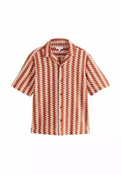 Рубашка STRIPE SHORT SLEEVE Next, оранжевый
