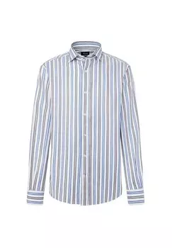 Рубашка STRIPED Faonnable, синий