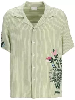 Рубашка Striped Flower Drle De Monsieur, зеленый