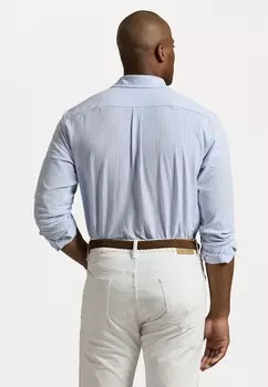 Рубашка STRIPED KNIT OXFORD SHIRT Ralph Lauren, синий