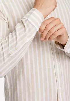 Рубашка Striped Lindbergh, песочный